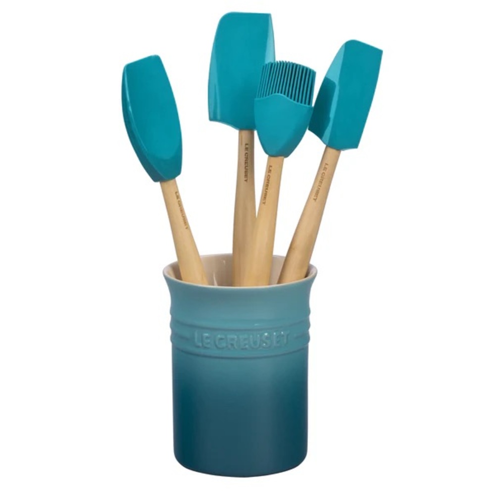 NWT Le Creuset utensil jar only